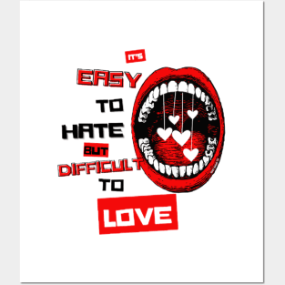 Easy To Hate, Difficult To Love By Abby Anime(c) Posters and Art